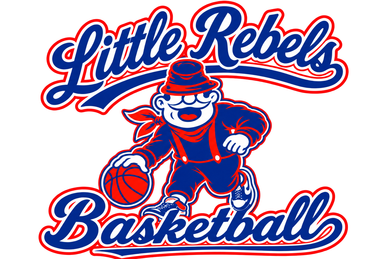 Little Rebels Basketball logo